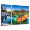 MULTI Wood Printings, Picture Wall Hanging, Landscape Lake, Park National Durmitor