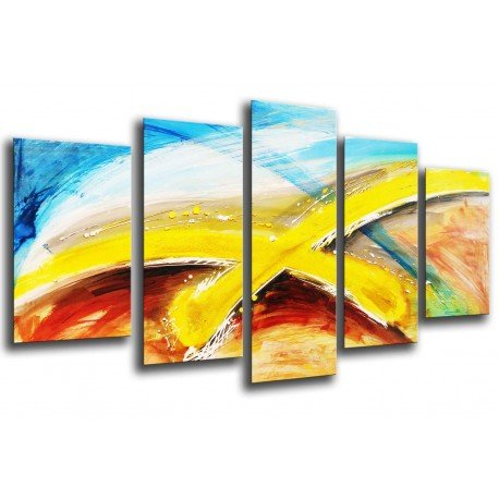 MULTI Wood Printings, Picture Wall Hanging, Wall Print Art Abstracto