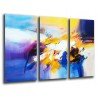 MULTI Wood Printings, Picture Wall Hanging, Wall Print Art Abstracto