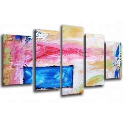 MULTI Wood Printings, Picture Wall Hanging, Wall Print Art Abstracto