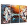 MULTI Wood Printings, Picture Wall Hanging, Wall Print Art Abstracto