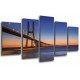 MULTI Wood Printings, Picture Wall Hanging, Landscape Bridge Vasco Da Gama, Portugal