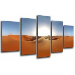 MULTI Wood Printings, Picture Wall Hanging, Landscape Desert, Dunas