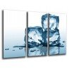 MULTI Wood Printings, Picture Wall Hanging, Cubes of Hielo