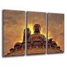 Cuadro Moderno Fotografico base madera, Buda Buddha, Relajacion, Relax, Zen