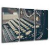Cuadro Moderno Fotografico base madera, Maquina de Escribir Vintage