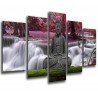 MULTI Wood Printings, Picture Wall Hanging, Buda Buddha, relaxation, Relax, Zen