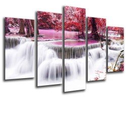 MULTI Wood Printings, Picture Wall Hanging, Landscape River Nature