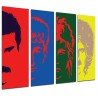 Cuadro Moderno Fotografico base madera, Quéen, Freddie Mercury