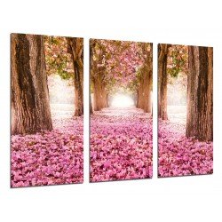 MULTI Wood Printings, Picture Wall Hanging, Road Forest, Flowers, Arboles