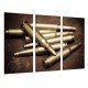MULTI Wood Printings, Picture Wall Hanging, Weapons, Bullets, Guerra