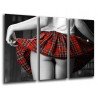 Cuadro Moderno Fotografico base madera, Erotico, Sensual, Sexy