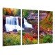 MULTI Wood Printings, Picture Wall Hanging, Landscape Waterfall River, Nature