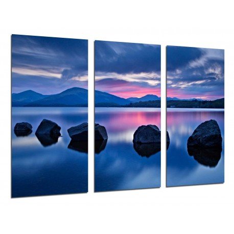 MULTI Wood Printings, Picture Wall Hanging, Sunset Mar