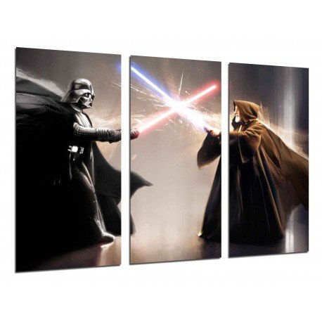 MULTI Wood Printings, Picture Wall Hanging, Star Wars, Darth vader