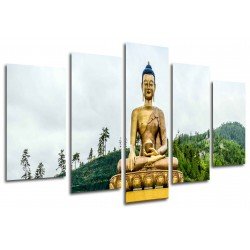 Cuadro Moderno Fotografico base madera, Buda Buddha, Relax, Zen