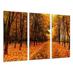 MULTI Wood Printings, Picture Wall Hanging, Forest Mountain Atardecer