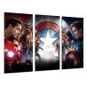 MULTI Wood Printings, Picture Wall Hanging, Captain America, The Avengers, Cinema