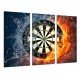 MULTI Wood Printings, Picture Wall Hanging, dartboard, Salon of Games