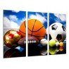 Cuadro Moderno Fotografico base madera, Juegos Derportivos, Futbol