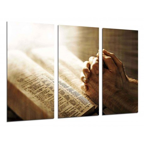 MULTI Wood Printings, Picture Wall Hanging, Biblia, Oracion, Jesucristo