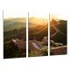 MULTI Wood Printings, Picture Wall Hanging, Landscape Wall China Atardecer