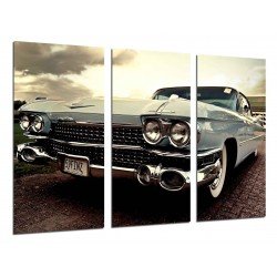 MULTI Wood Printings, Picture Wall Hanging, Car Cadillac old, Cars Vintage