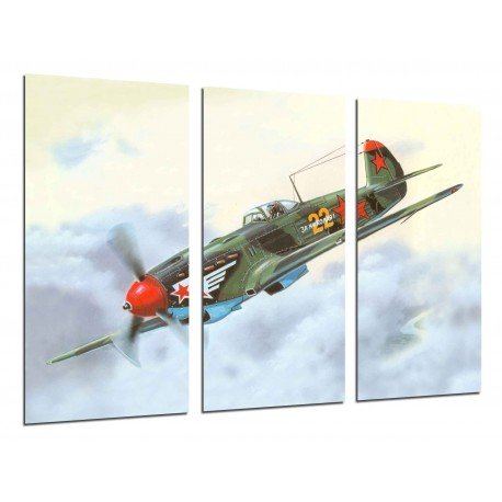 MULTI Wood Printings, Picture Wall Hanging, Aviation, Airplane olds, Airplanes of Guerra