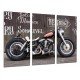 MULTI Wood Printings, Picture Wall Hanging, Motobike Custom Vintage, Motobike Vintage