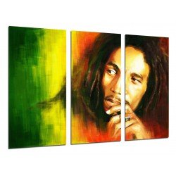 MULTI Wood Printings, Picture Wall Hanging, Bob Marley, Music Reaggie, Legends