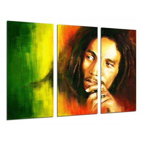 MULTI Wood Printings, Picture Wall Hanging, Bob Marley, Music Reaggie, Legends