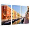 Cuadro Moderno Fotografico base madera, Paisaje Canal de Venecia, Italia