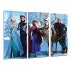 MULTI Wood Printings, Picture Wall Hanging, Frozen, Cartoon,Elsa, Anna, Olaf, Hans