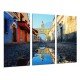 MULTI Wood Printings, Picture Wall Hanging, City Guatemala, Street