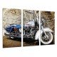 MULTI Wood Printings, Picture Wall Hanging, Motobike HArley Davidson, Motobike Vintage