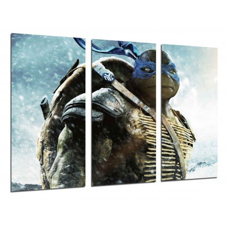 MULTI Wood Printings, Picture Wall Hanging, Turtles Ninja, Cinema