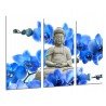MULTI Wood Printings, Picture Wall Hanging, Buda, relaxation, Zen, Relax, Buddha