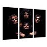Cuadro Moderno Fotografico base madera, Queen, Freddie Mercuri, Brian May, Musica Rock, Bohemian Rhapsody