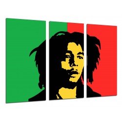 Cuadro Moderno Fotografico base madera, Bob Marley, Musica Reaggie, Leyendas