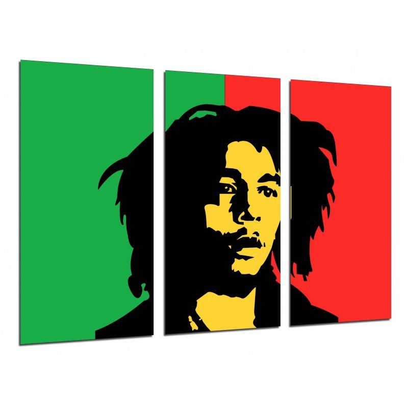 MULTI Wood Printings, Picture Wall Hanging, Bob Marley, Music Reaggie,  Legends