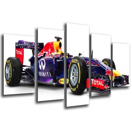 MULTI Wood Printings, Picture Wall Hanging, Car Formula 1, Red Bull Racing F1