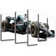 Cuadro Moderno Fotografico base madera, Coche Mercedes Formula 1, Hamilton, Bottas 2017