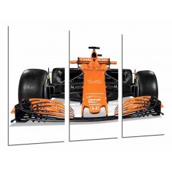 MULTI Wood Printings, Picture Wall Hanging, Car Mclaren Honda Formula 1, Fernando Alonso 2017