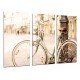 MULTI Wood Printings, Picture Wall Hanging, Bike Vintage, Bike of Walk