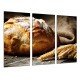 MULTI Wood Printings, Picture Wall Hanging, Hogaza of Bread, Wheat, Bakery, Cake Shop