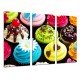 MULTI Wood Printings, Picture Wall Hanging, Cupcakes Colors, Cake Shop, Cafeteria