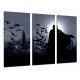 MULTI Wood Printings, Picture Wall Hanging, Batman, the Joker, Superheroe, Bats