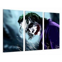 Cuadro Moderno Fotografico base madera, Batman, El Joker, Superheroe