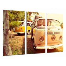 MULTI Wood Printings, Picture Wall Hanging, Van Volkswagen Vintage, Hippie