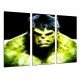 MULTI Wood Printings, Picture Wall Hanging, Hulk, Superheroe, Comic